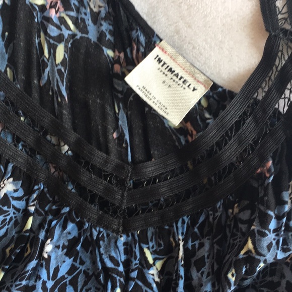 Free People Halter Patterned Boho Slip Dress - Picture 3 of 4